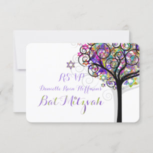 PixDezines RSVP ÁRBOL DE LA VIDA BAT MITZVAH/MORAD
