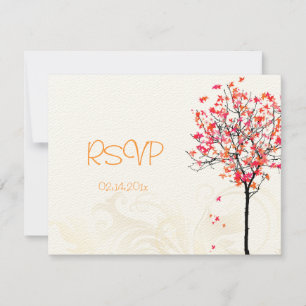 PixDezines rsvp arce vintage/naranja+rosa
