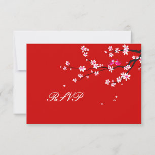 PixDezines Rsvp Aves Amores + Color de cerezo/mare
