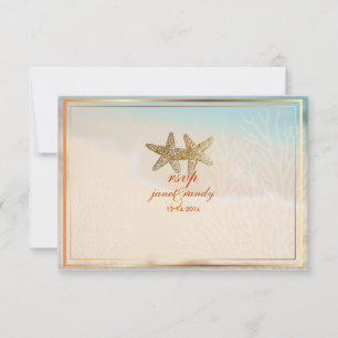 PixDezines rsvp beach+starfish, fiesta de playa