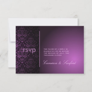 PixDezines RSVP Bijoux Damask/ciruela