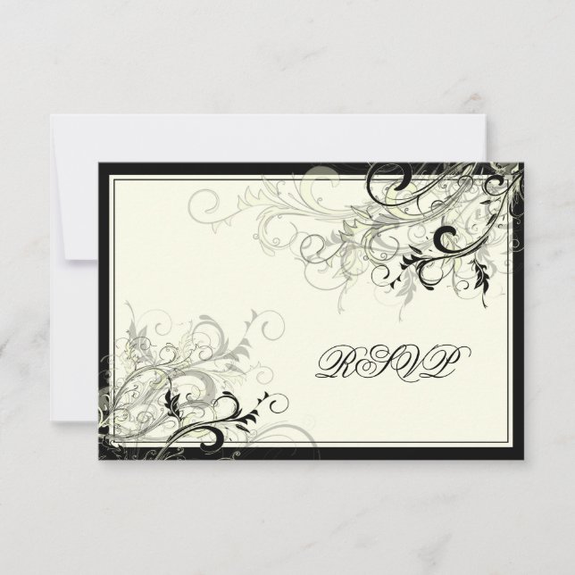 PixDezines RSVP BLACK SWIRLS/DIY BACKGROUND (Anverso)