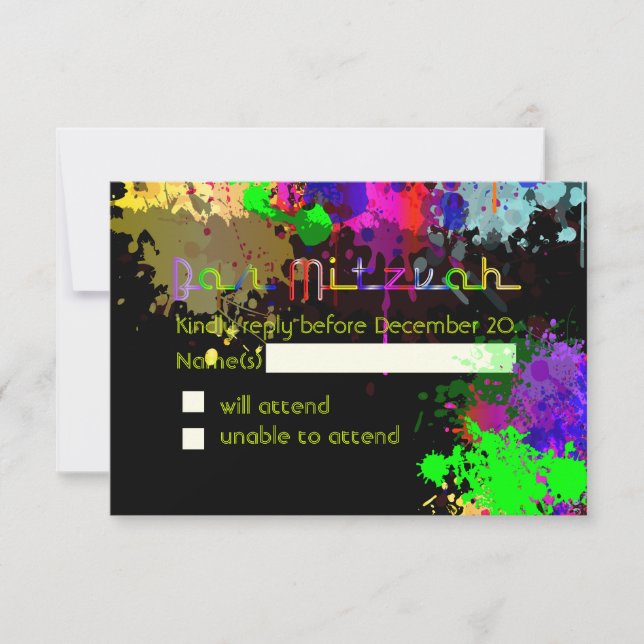 PixDezines rsvp bolas de pintura/luces de neón/mit (Anverso)