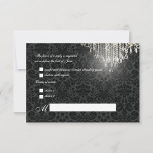 PixDezines rsvp candelabro de cristal + Desiree Da