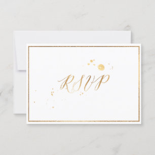 PixDezines RSVP Classic Faux Gold/DIY Color