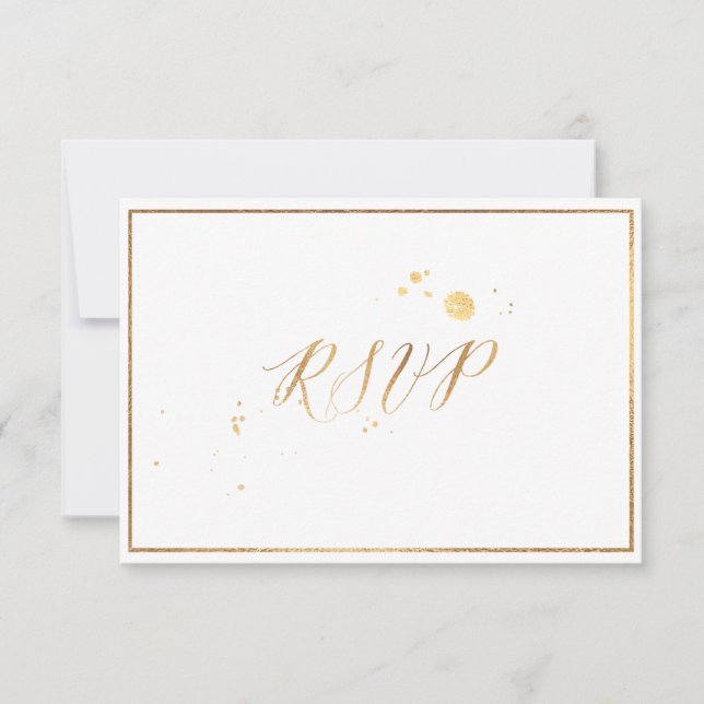 PixDezines RSVP Classic Faux Gold/DIY Color (Anverso)