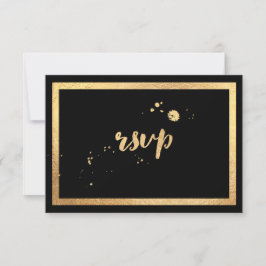 PixDezines RSVP Classic Faux Gold/DIY Color