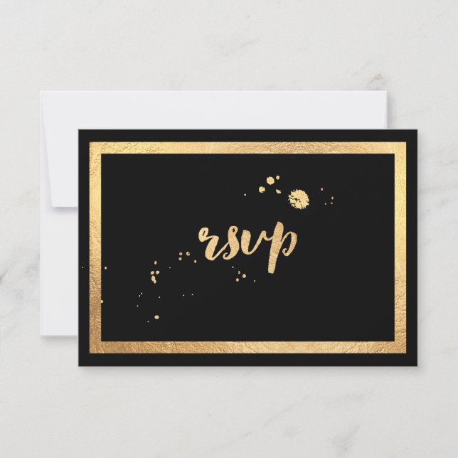 PixDezines RSVP Classic Faux Gold/DIY Color (Anverso)