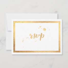 PixDezines RSVP Classic Faux Gold/DIY Color