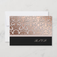 PixDezines rsvp damasco de cobre falso/colores diy