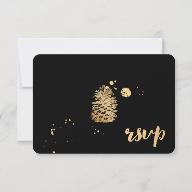 PixDezines rsvp deslumbrado/oro/pinecona/soiree (Anverso)