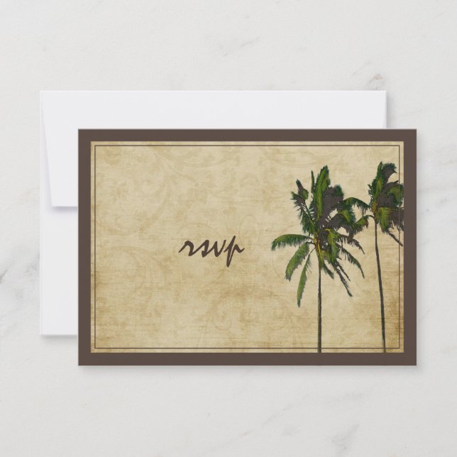 PixDezines rsvp dos palmas de palmas/fuentes de co (Anverso)