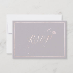 PixDezines RSVP Faux Relieve metalizado Rubor Pink