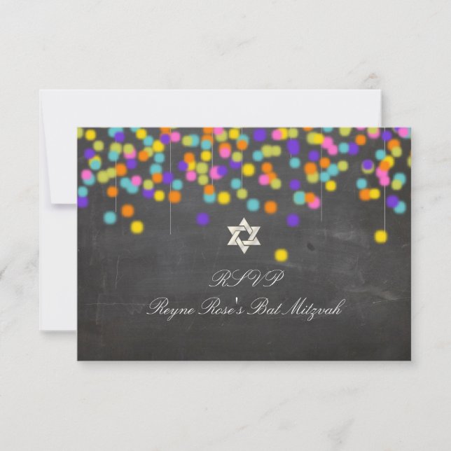 PixDezines rsvp fiesta+chalkboard/bat mitzvah (Anverso)