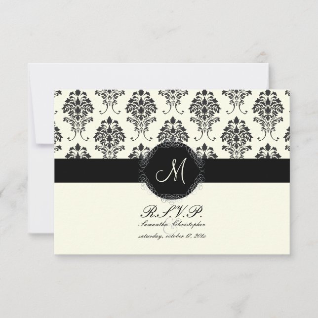 PixDezines rsvp Florentius Damask | color DIY (Anverso)