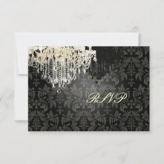 PixDezines RSVP Negro + Lámpara Blanca