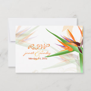 PixDezines rsvp Pájaro de color Paraíso/DIY