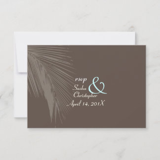 PixDezines rsvp Palm frontis silueta/cacao + azul