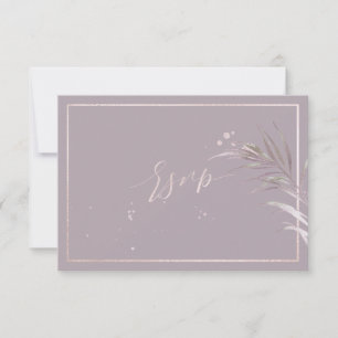 PixDezines RSVP Palmas Malva Fondo Hecho a Mano