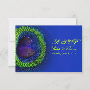 PixDezines rsvp peacock eye/cobalto/diy