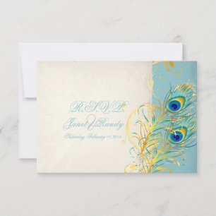 PixDezines rsvp Peacock Pizzazz/DIY texto