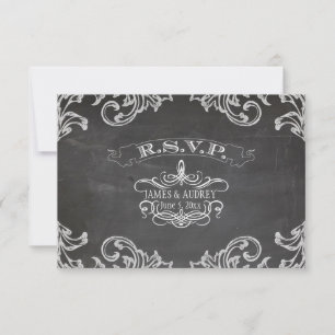 PixDezines rsvp pizarra/rococo