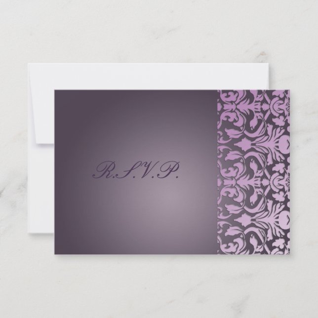 PixDezines rsvp plum flora damasco/diy fondo (Anverso)