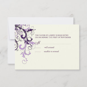 PixDezines RSVP PLUM SWIRLS/DIY BACKGROUND