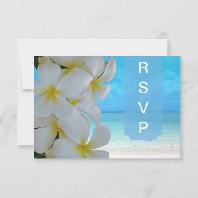 PixDezines rsvp Plumeria Lei /playa (Anverso)