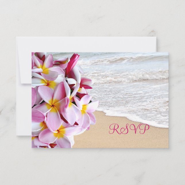 PixDezines rsvp plumeria rosa Lei /playa (Anverso)