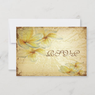 PixDezines rsvp Plumeria vintage