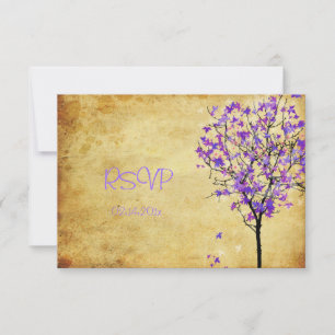 PixDezines rsvp retro violeta arce