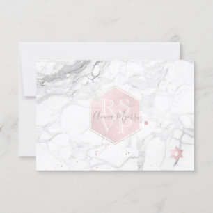 PixDezines RSVP Rosa Claro Panal de Abejas Mitzvah