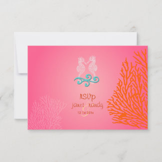 PixDezines rsvp Seahorse, fiesta de playa