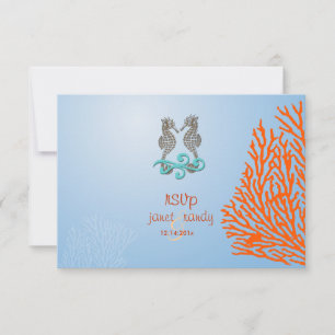 PixDezines rsvp Seahorse, fiesta de playa