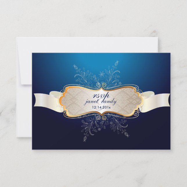 PixDezines rsvp Snowflakes, eventos de invierno (Anverso)