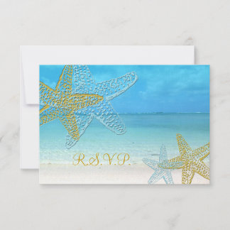 PixDezines rsvp Starfish/Beach Weddings
