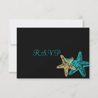 PixDezines rsvp Starfish/Beach Weddings
