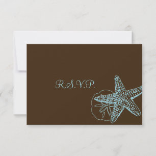 PixDezines rsvp Starfish/Beach Weddings