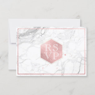 PixDezines RSVP Sweet Honeycomb Faux Rosa Gold