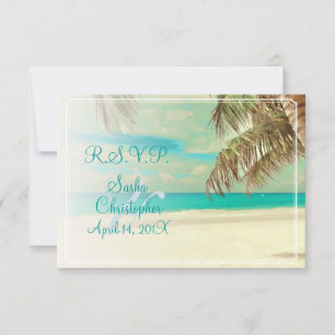 PixDezines rsvp vintage beach, paraíso tropical