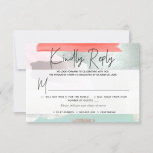 PixDezines RSVP w Meal, Arte Moderno, Coral de men