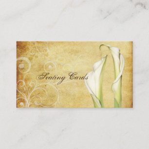 PixDezines Vintage Calla Lillies, tarjetas de asie