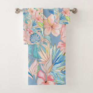 PixDezines Vintage Lush H2 Hawái Follaje Floral
