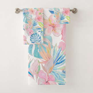 PixDezines Vintage Pastel H2 Hawái Follaje Floral