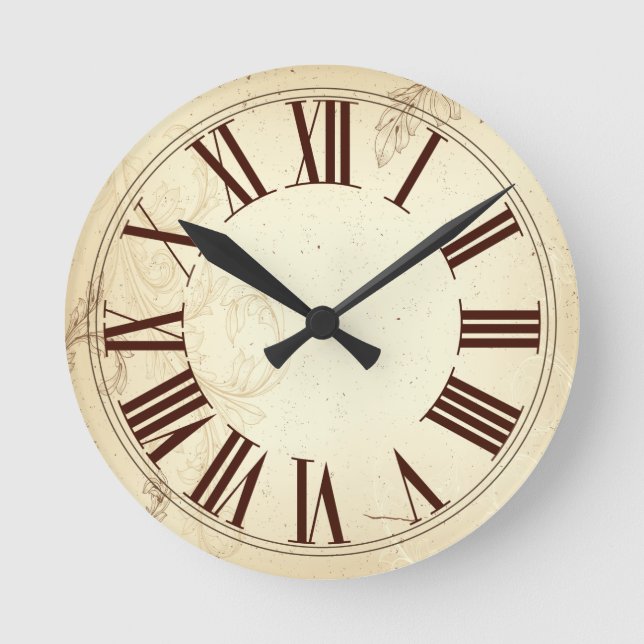 PixDezines Vintage Reloj inglés antiguo (Anverso)