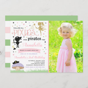 Pixe Y Pirata Invitación Al Cumpleaños Pirata