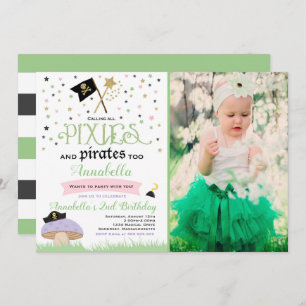 Pixe Y Pirata Invitación Al Cumpleaños Pirata