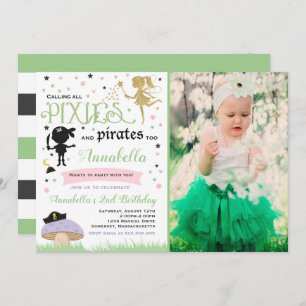 Pixe Y Pirata Invitación Al Cumpleaños Pirata