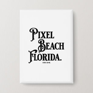 Pixel Beach Florida Botón
